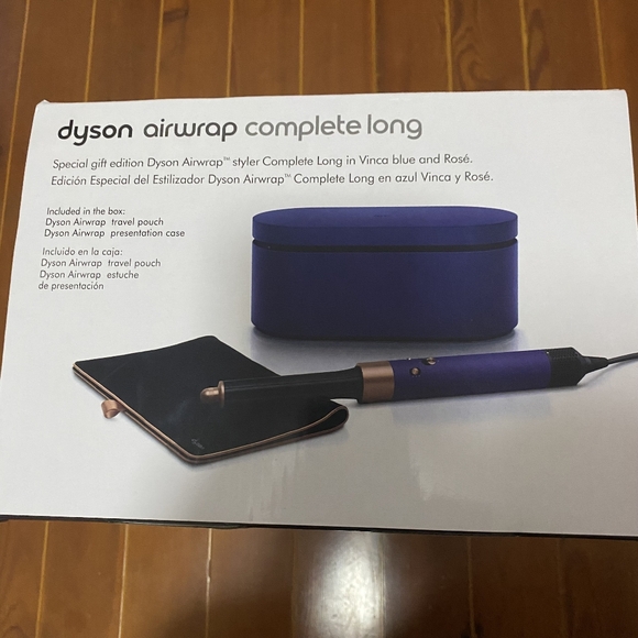 NIB Limited Edition Dyson Airwrap Multi-styler Complete Long - Rose/Vinca Blue - Picture 2 of 4